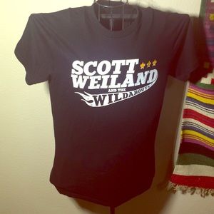 Scott Weiland and the Wildabouts band tee